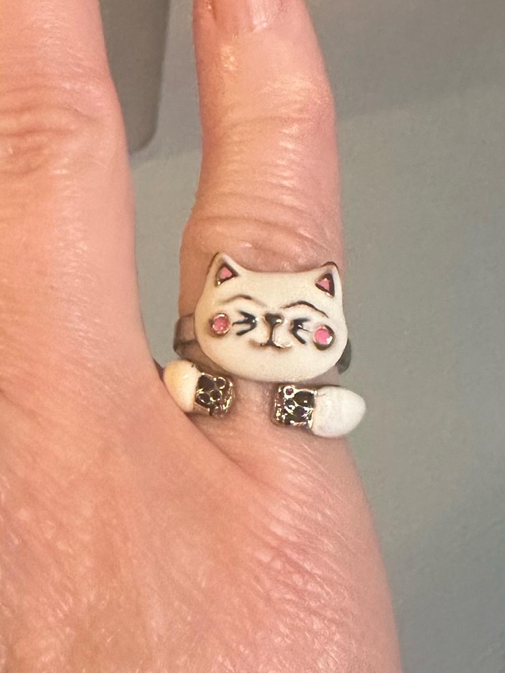 2-Piece Cat Ring for Cat Lovers